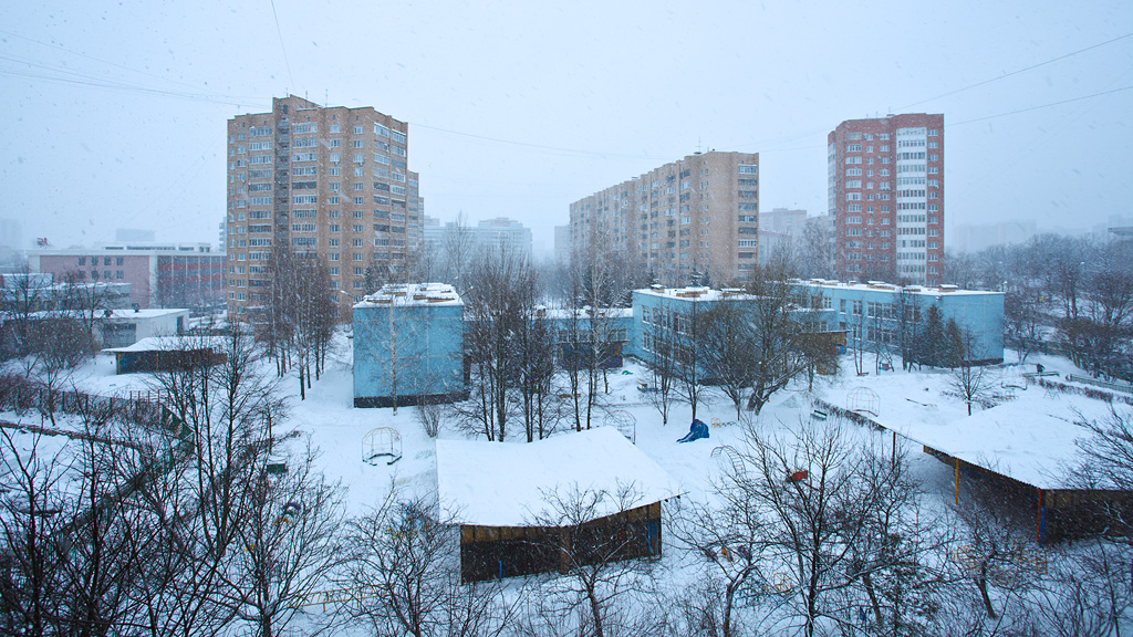 Снег в Одинцово