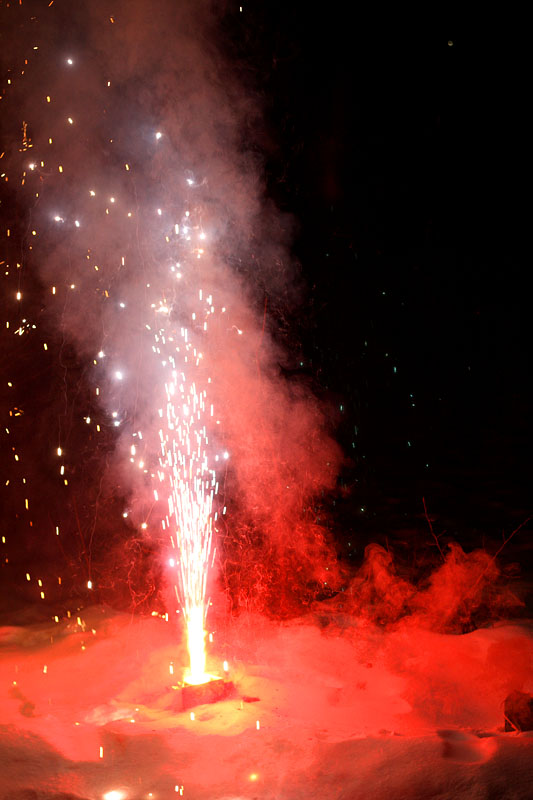 Фейерверк на Новый Год 2008