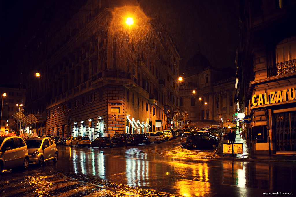 Дождь в Риме