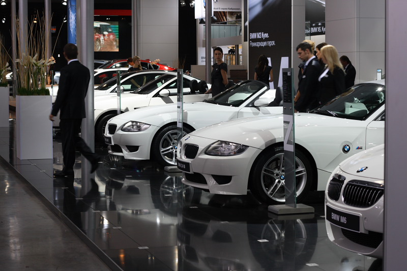 Стенд BMW на Выставке ММАС