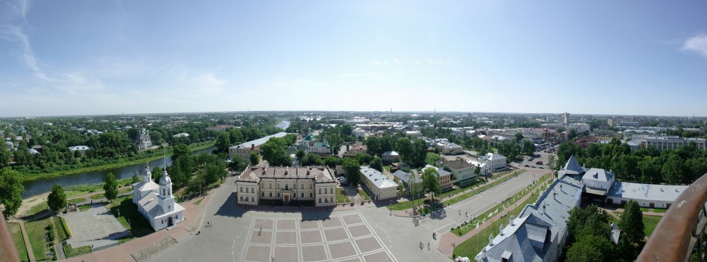 Вологда панорама города