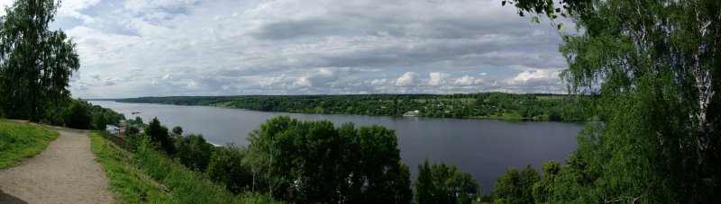 Река Волга со стороны Плеса