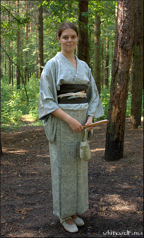моё первое кимоно, июль 2010