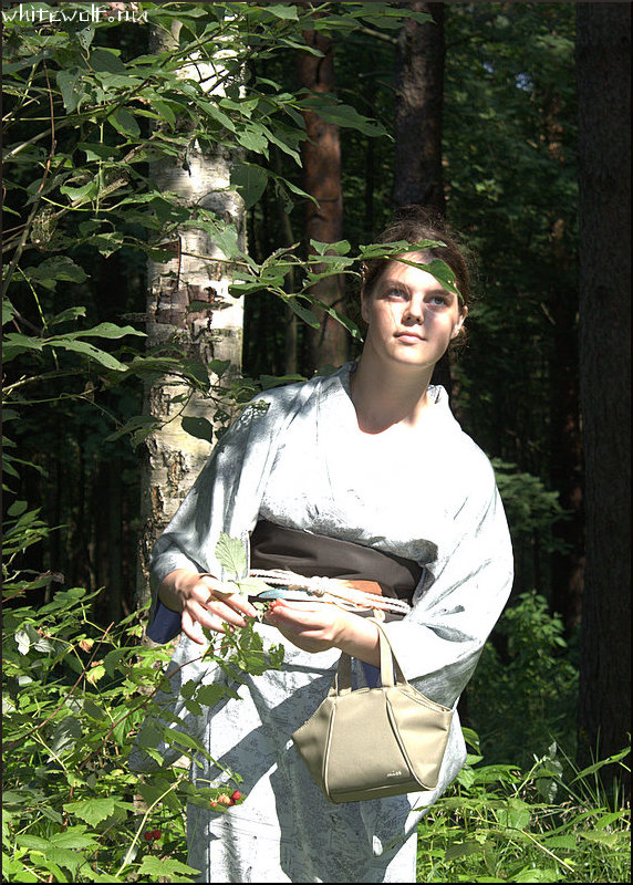 моё первое кимоно, июль 2010