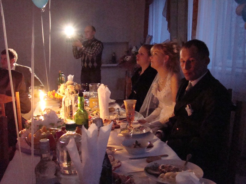 свадьба при свечах