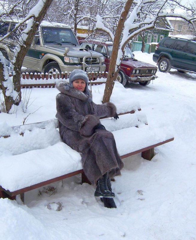 ...зимой в России...