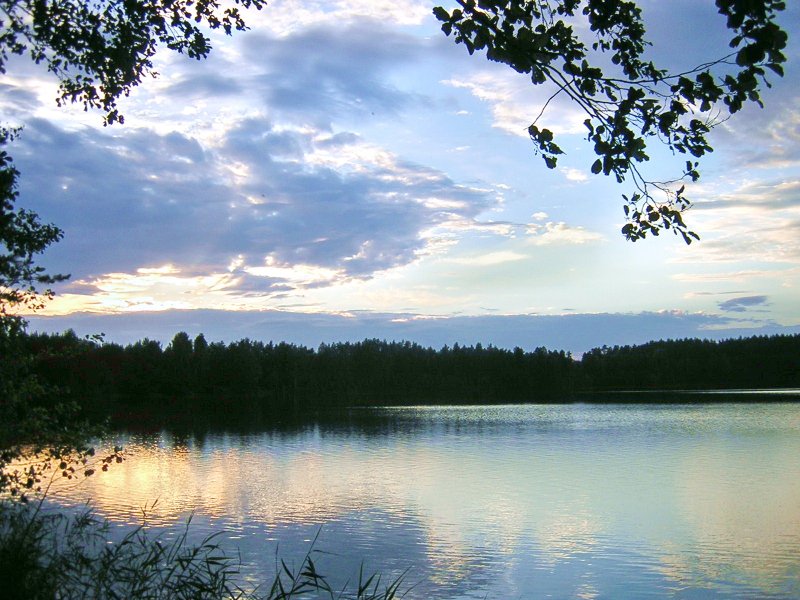 Вечер на озере