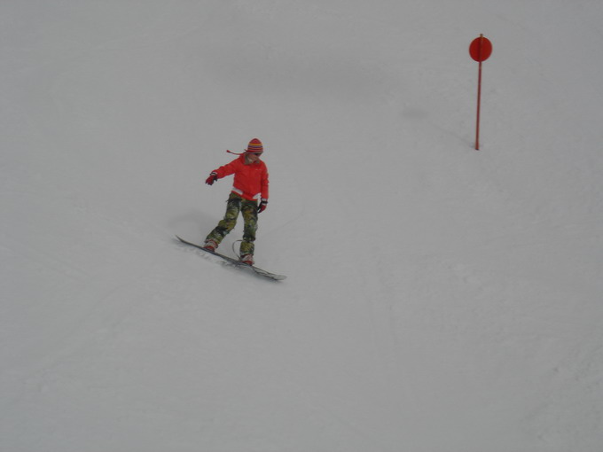 St-Anton. Austria. Отдых со сноубордом.