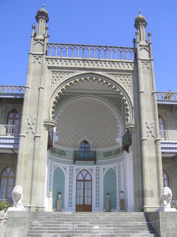 Воронцовский дворец. Южный фасад