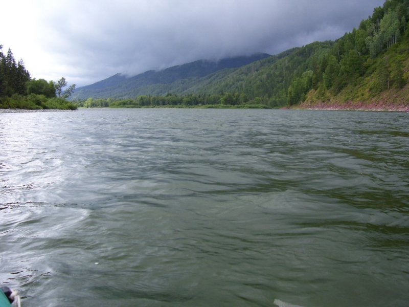 сплав с рыбалкой на реке Абакан_август 2009г.