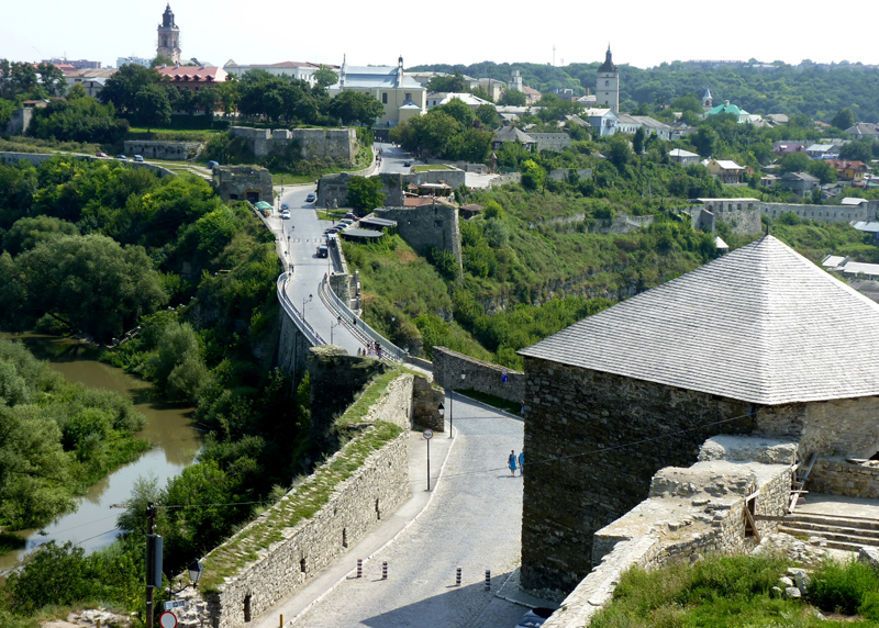 Каменец-Подольский. Вид на Старый город