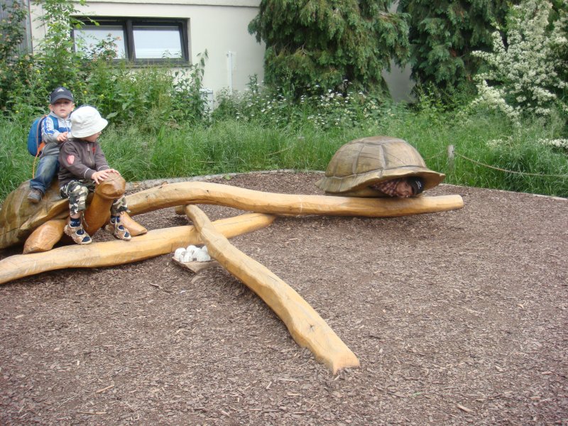 детская площадка в зоопарке