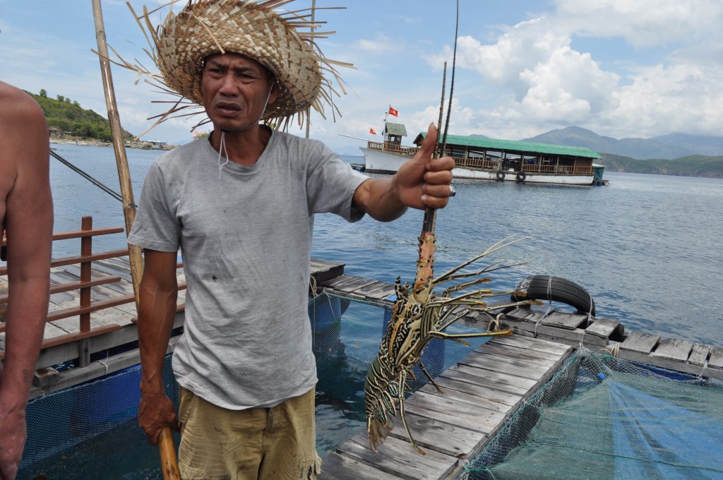Настоящий вьетнамский рыбак