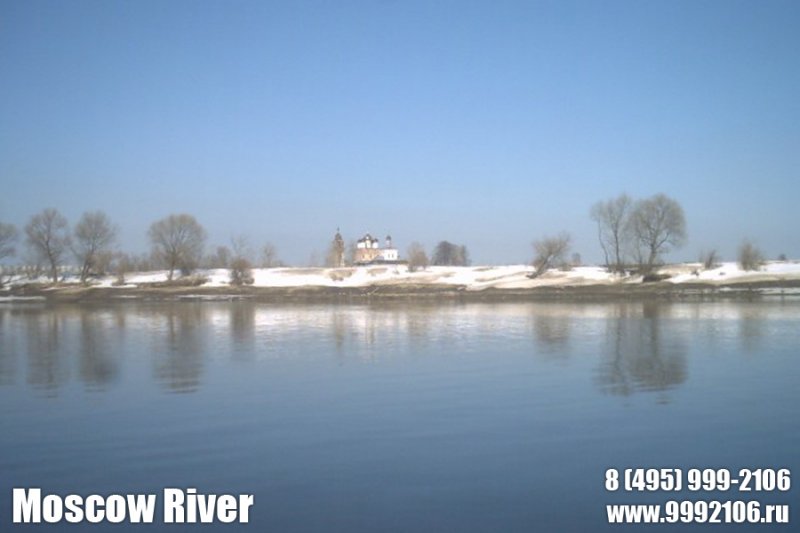 Москва-Река в поселке Фаустово