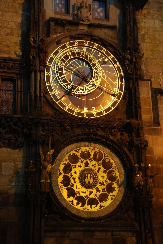 Прага. Часы на Староместской площади