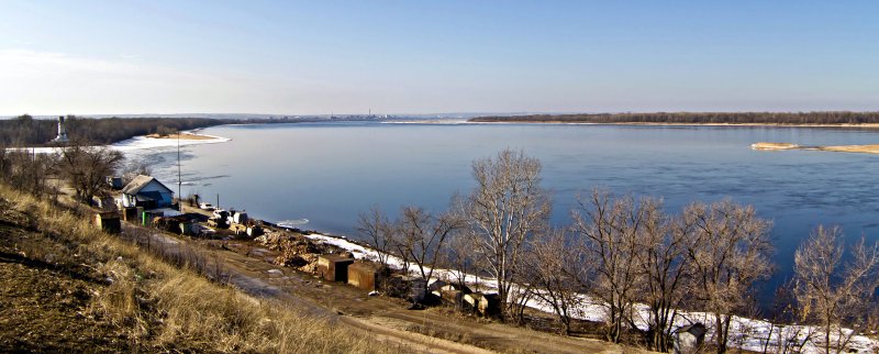 Волга в марте