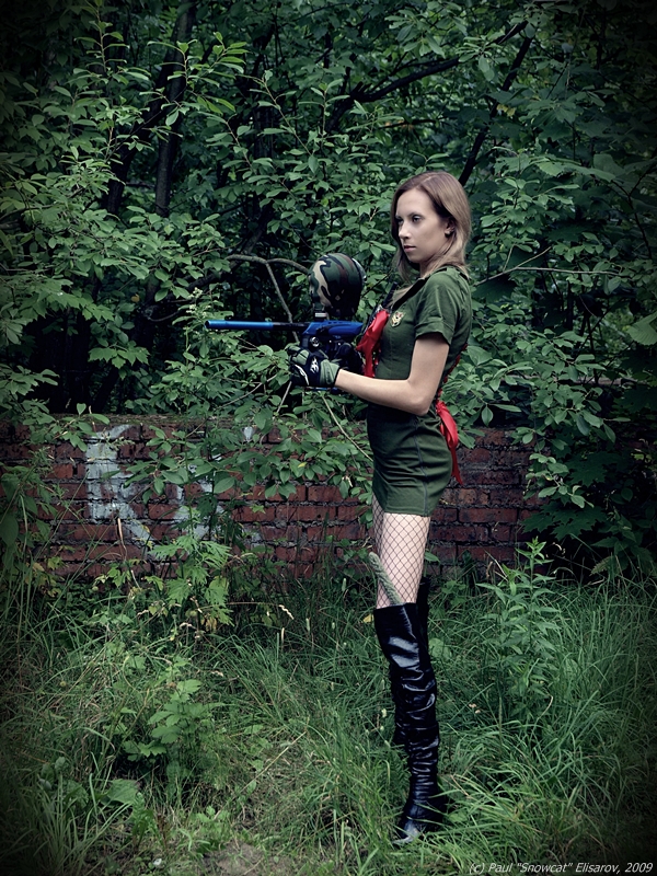 Paintball photosession
