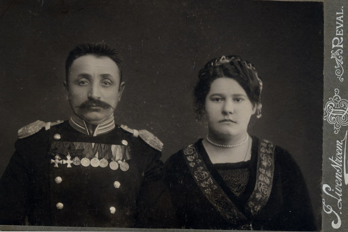 Шурминцы - Чернов (Черных) Андрей Федорович и Татьяна Степановна, фото 1913 года.