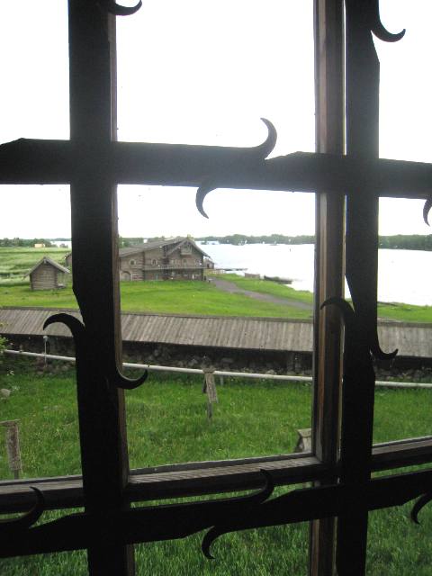 Кижи. Вид из окна Покровской церкви