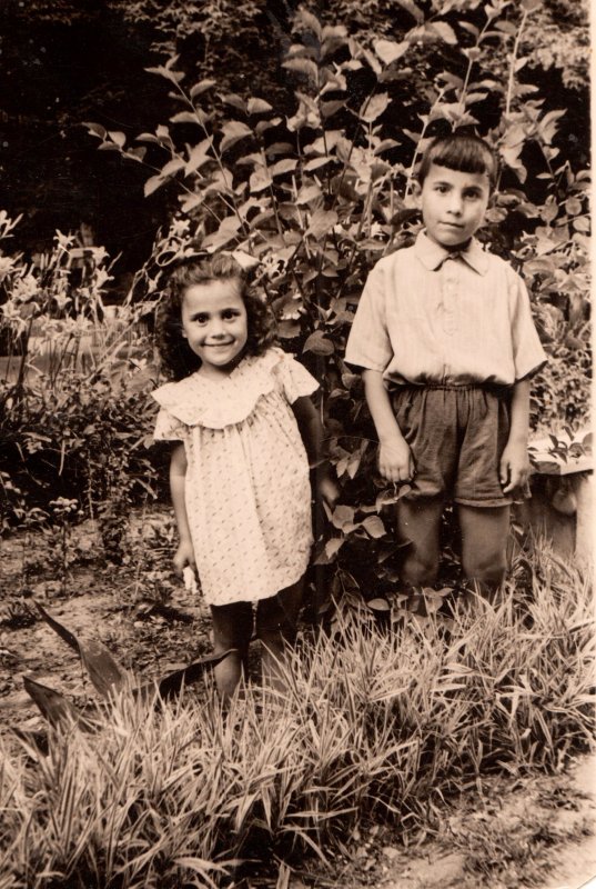 Оля и Алеша Ибрагимовы, 1949  год
