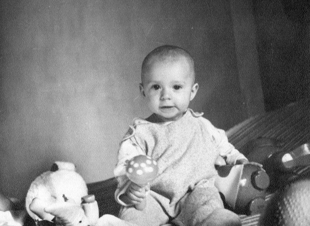 Ира Николаева в младенчестве